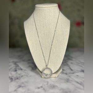 🆕 EFFY Silver Plated Floating Charms Lockett Necklace